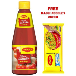 Maggi Rich Tomato Ketchup 1Kg + 280gm Maggi Free